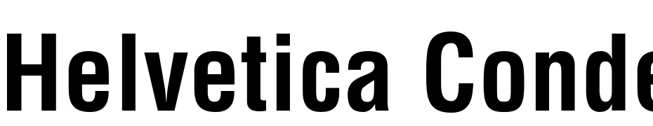 Helvetica Condensed Bold Font Download Free
